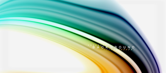 Rainbow fluid colors abstract background twisted liquid design, colorful marble or plastic wavy texture backdrop, multicolored template for business or technology presentation or web brochure cover