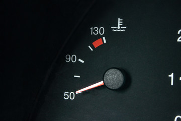 automotive engine temperature indicator