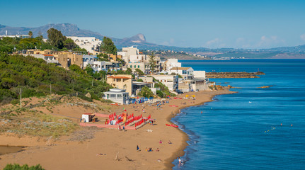 Marinella di Selinunte, small village in the province of Trapani, in Sicily, Italy.