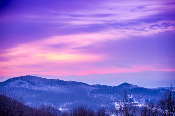 Winter sunrise