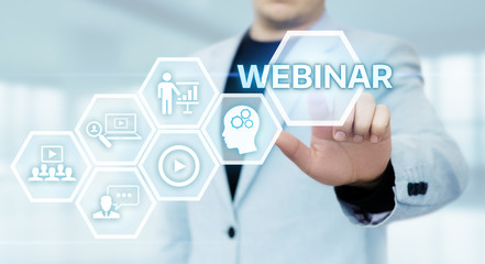 Webinar E-learning Training Business Internet Technology Concept
