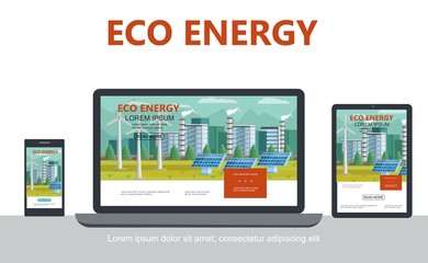 Flat Alternative Eco Energy Concept