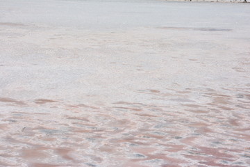 Obraz premium Salt lake on the sea