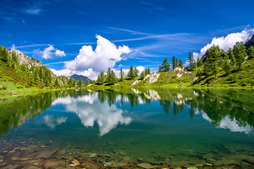 Lago Nero di Rocca la Meja, Cuneo, Valle Maira