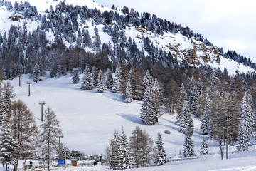 Landscape in Dolomites Mountains, Italy