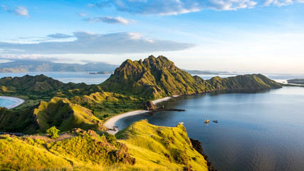 Obraz premium Morning Light on Padar Island, Komodo National Park, Flores Island, Indonesia