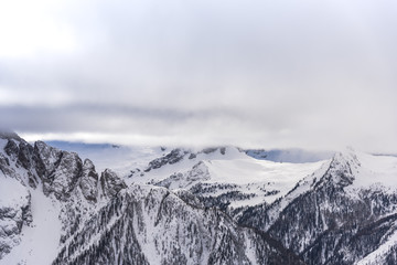 Fototapeta na wymiar Winter in Dolomites