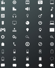 50 vector icons ready to use and easy to edit.