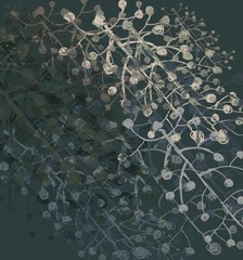 Contemporary art. Hand made art. Colorful texture. Modern artwork. Brushstrokes. Artistic background image. Abstract painting on canvas. Charcoal.