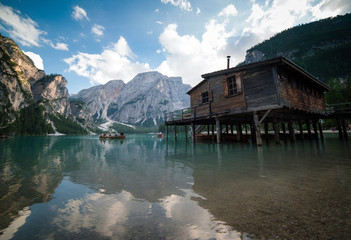 Hire a rowing boat at Lago di Br&agrave;ies