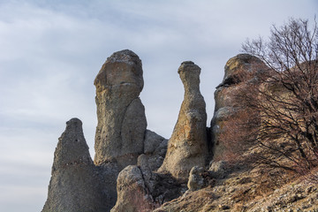 Mountain range Demerdzhi, the Republic of Crimea.