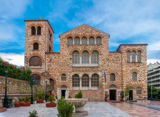 Fototapeta premium Agios Dimitrios (Saint Dimitrios) church in Thessaloniki city, Greece