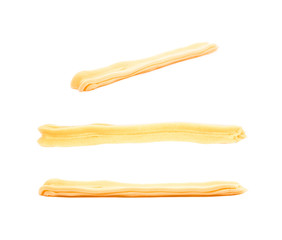 Line of frosting cream isolated