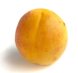 Apricot isolated on white background