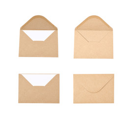 Envelope made of recycled paper