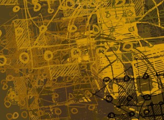 Contemporary art. Hand made art. Colorful texture. Modern artwork. Brushstrokes. Artistic background image. Abstract painting on canvas. Charcoal.