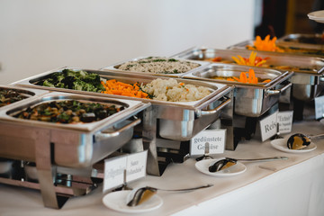 catering wedding buffet for events food
