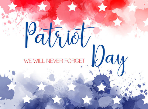 USA Patriot day background.