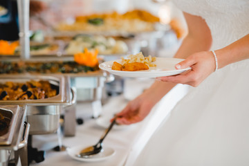 catering wedding buffet for events food