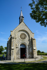 Fototapeta na wymiar chapelle des marins à Saint Valéry sur Somme