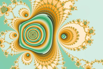 Fototapeta na wymiar Digital abstract fractal image imitation rose