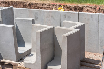 L-Steine und Kantensteine aus Beton