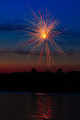 Fireworks at the Lake