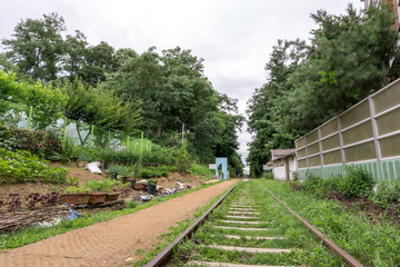 Fototapeta na wymiar hangdong abandoned railroad