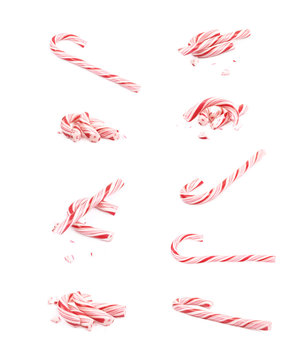 Christmas Candy Cane Isolated