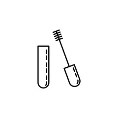 carcass for eyelashes icon. Element of make up and cosmetics icon for mobile concept and web apps. Outline dusk style carcass for eyelashes icon can be used for web and mobile