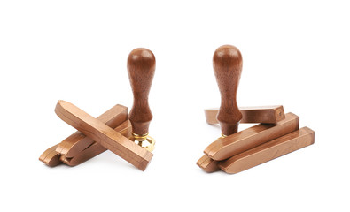 Sealing wax composition of tools isolated