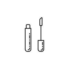 lipstick brush icon. Element of make up and cosmetics icon for mobile concept and web apps. Outline dusk style lipstick brush icon can be used for web and mobile