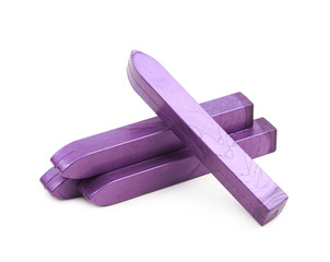 Sticks of sealing wax isolated