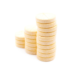 Drug tablet pills isolated