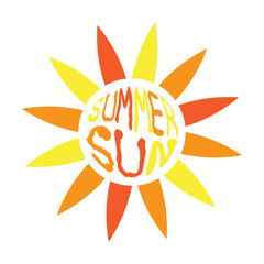 Summer Sun Typography