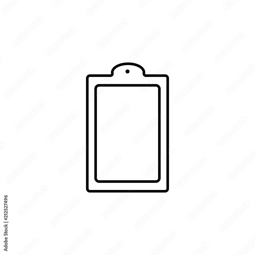 Poster chopping board icon. element of kitchen appliances icon for mobile concept and web apps. thin line c