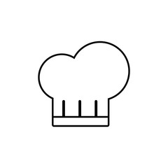 chef's hat icon. Element of kitchen appliances icon for mobile concept and web apps. Thin line chef's hat icon can be used for web and mobile. Premium icon