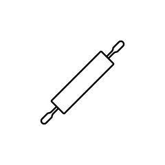 rolling pin icon. Element of kitchen appliances icon for mobile concept and web apps. Thin line rolling pin icon can be used for web and mobile. Premium icon