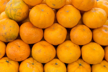 Tangerine, citrus fruit rich in vitamin c.