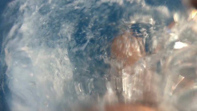 Professional Video Of Man On A Waterslide POV In 4K Slow Motion 60fps