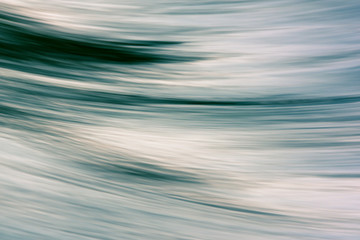 colorful water flow surface taken with long exposure