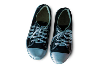 Sport shoes on white background. (clipping path)
