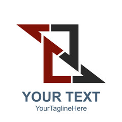 Vector of design abstract logo elements. Abstract logo icon design illustration