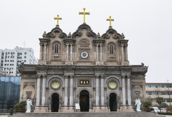 Fototapeta na wymiar Xi'an Catholic Church, Shaanxi