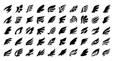 Wings Icon Vector Set