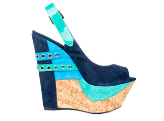 Womens suede sandals