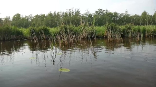 Navigazione in Olanda con la barca nei canali