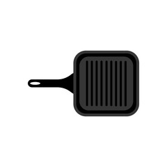Grill pan illustration