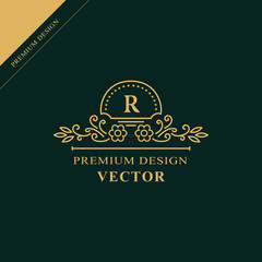 Monogram design elements, graceful template. Calligraphic elegant line art logo design. Capital Letter emblem sign M for Royalty, business card, Boutique, Hotel, Restaurant. Vector illustration