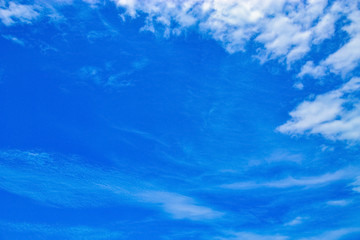  Summer Blue backdrop in the air for text